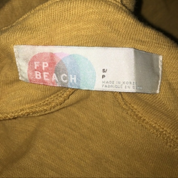 Free People FP Beach Sz S Early Riser Golden Dress - Picture 4 of 9